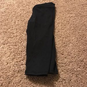 Girls Justice black stretchy capris